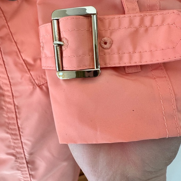 Michael Kors Coral Double-Breasted Trench Coat - Picture 4 of 7